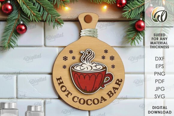 Christmas Mini Cutting Board Laser Cut for Winter Amp