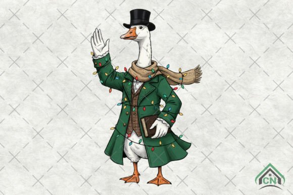 Funny Christmas Goose Teachers PNG Review