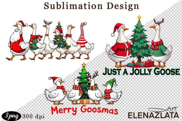 Just a Jolly Goose: Festive Illustrations for Holiday Design