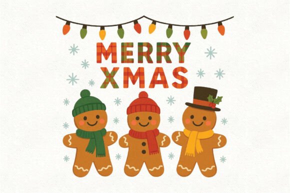 Merry Xmas, Christmas PNG: Festive Illustrations for Crafters