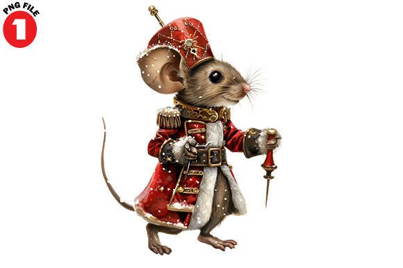 Review: Christmas Cute Nutcracker Mouse Clipart Illustrations