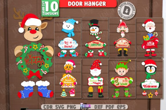 Review: Christmas Door Hangers Laser Cut Bundle for Winter Amp