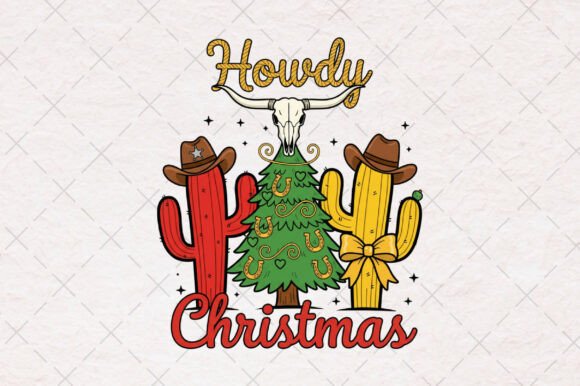 Western Christmas PNG: Rustic Illustrations for Sellers